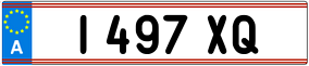 Truck License Plate